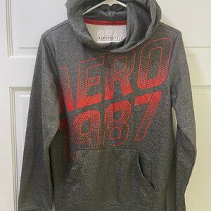 Small Aeropostale Gray Pullover Sweater Hoodie